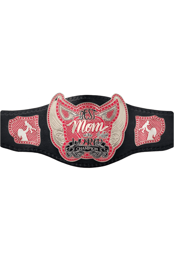 World Greatest Mom Wrestling Championship Belt Replica - Adult Size