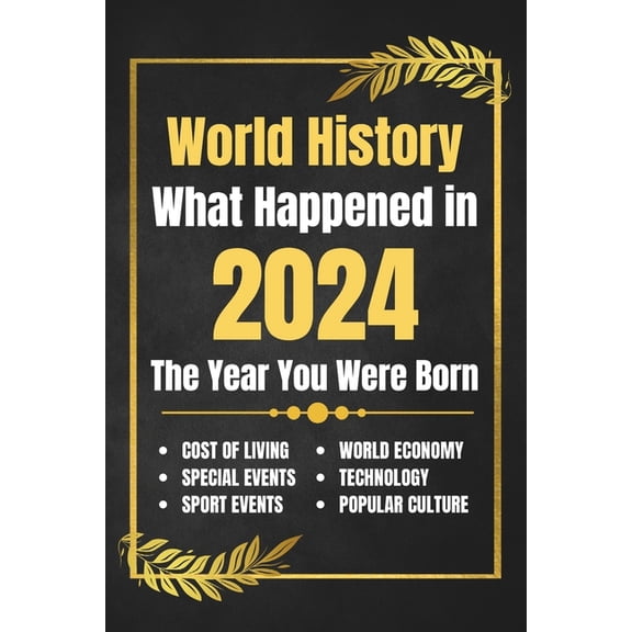 World History What Happened in 2024: The Year You Were Born - Major Events, Sports Highlights, Technological Advances, C, (Paperback)