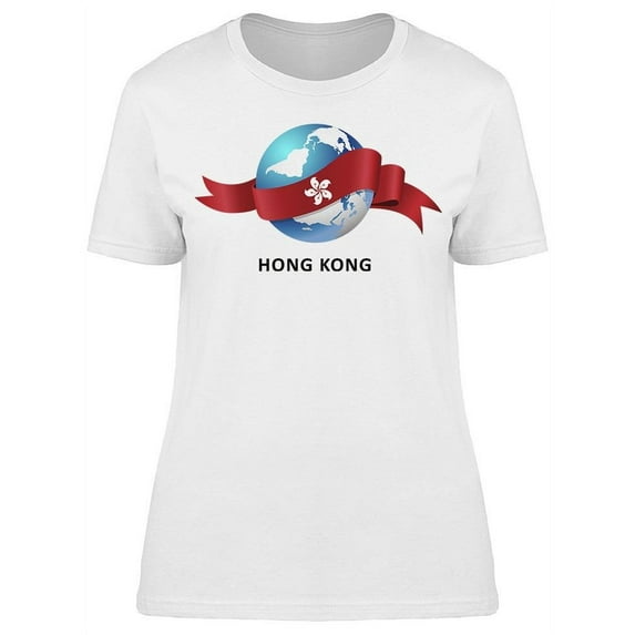 World Hong Kong Flag T-Shirt Women -Image by Shutterstock, Female 3X-Large