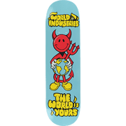 World Industries Devil Man The World Is Yours Skateboard Deck 8.38