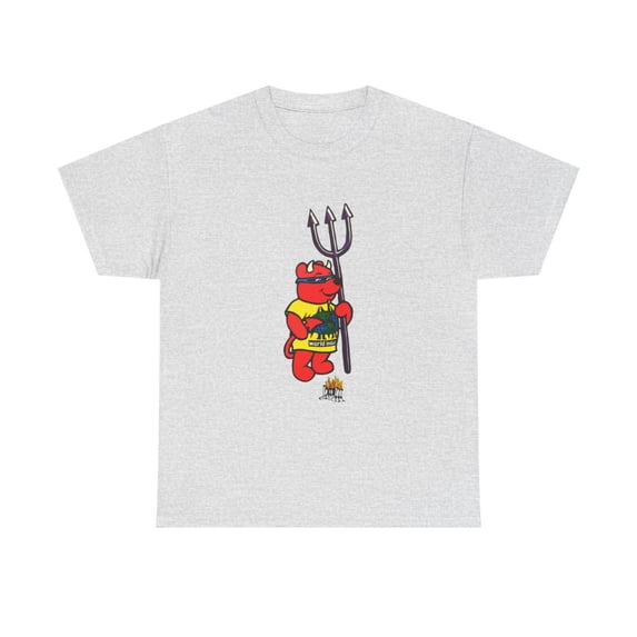 World Industries Red Devil Bear Skate Skateboarding 90s Design T Shirt Tee - Ash / L