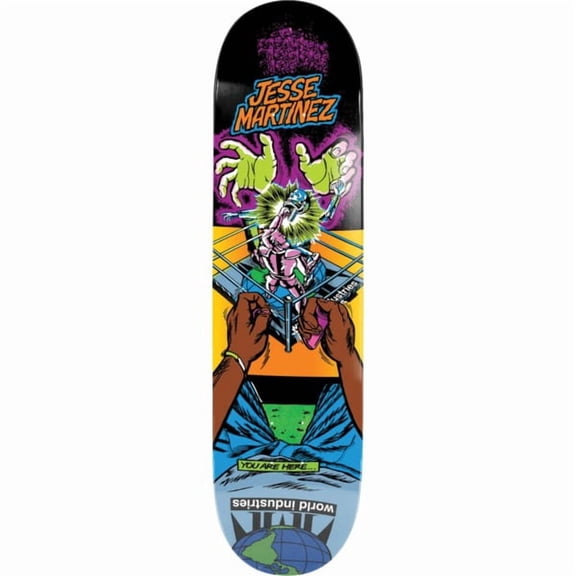 World Industries Skateboards Martinez Rock'em Sock'em Skateboard Deck - 8.25" x 32" (Deck Only)