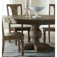thumbnail image 1 of World Interiors Chatham Downs 60" Round Wood Dining Table in Teak Brown, 1 of 2