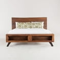 thumbnail image 1 of World Interiors Nottingham Acacia Wood Live Edge King Bed in Brown/Walnut, 1 of 6