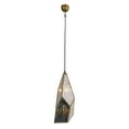 thumbnail image 1 of World Interiors ZWBLITD-3 Bali Boho Glass Teardrop Hanging Pendant Light, Antique Brass, 1 of 2