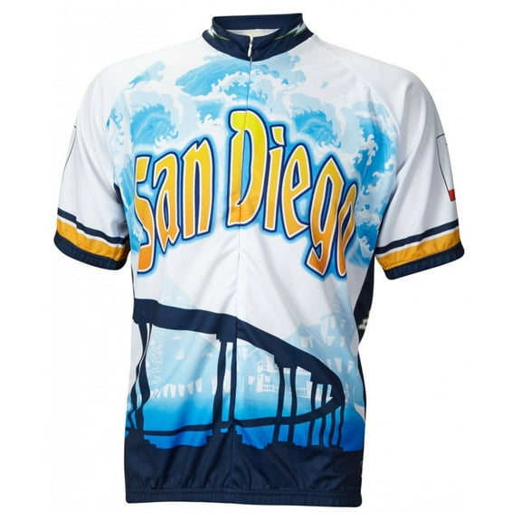 World Jerseys Men's San Diego Cycling Jersey - Multicolor / Small