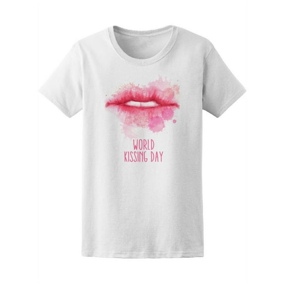 World Kissing Day, Special Day T-Shirt Women -Image by Shutterstock, Female x-Large