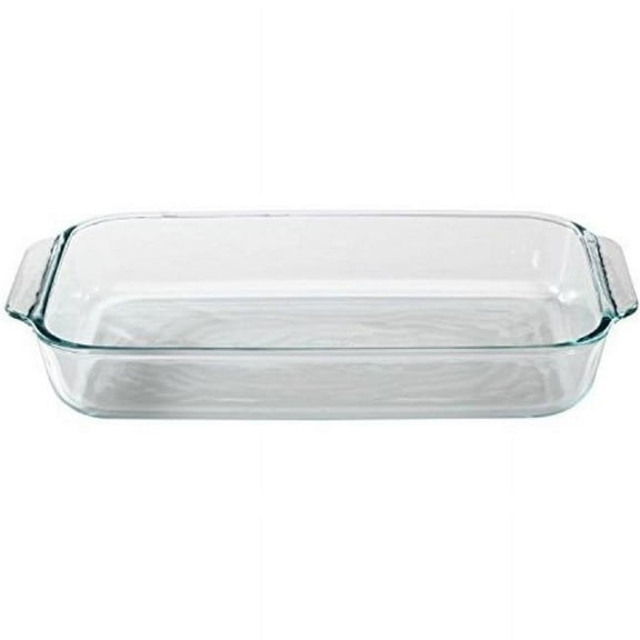 Libbey Bakers Basic Glass Baking Dish & Casserole 9.4 x 13.75 Inch, Dishwasher Safe