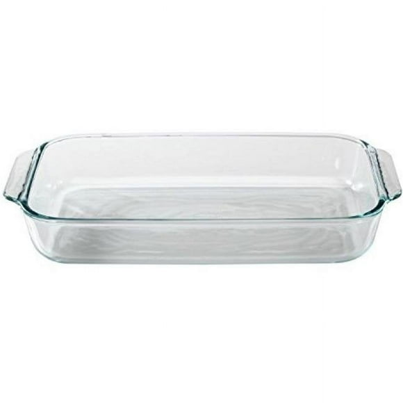 Libbey Bakers Basic Glass Baking Dish & Casserole 9.4 x 13.75 Inch, Dishwasher Safe