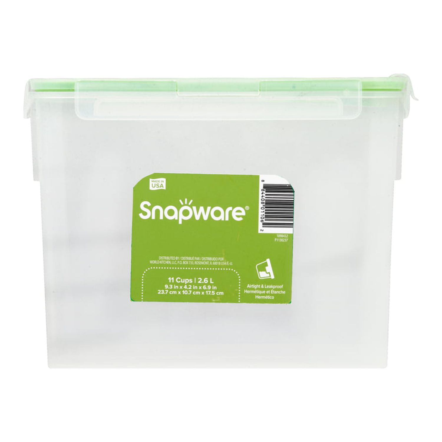 World Kitchen, Snapware 11 Cups Food Storage Container, 1 container - image 1 of 1
