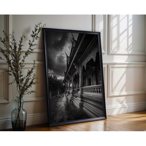 World Landmark Bangkok Temple And Photography Thai Architecture Poster ...