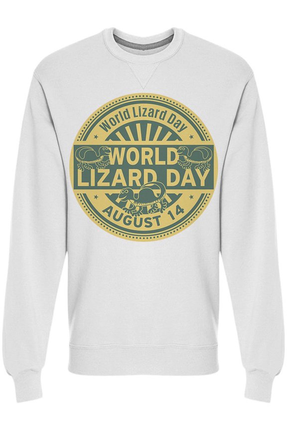 World Lizard Day Sweatshirt Men -Image by Shutterstock, Male 3X-Large