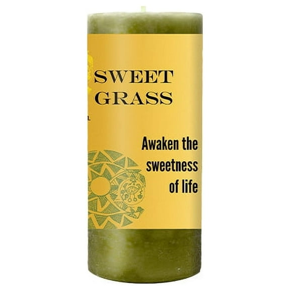 World Magic Sweet Grass Candle - 2X4