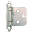 thumbnail image 1 of World & Main 34904R1 1.625 in. Self-Closing Flush Cabinet Hinge, Satin Nickel, 1 of 1