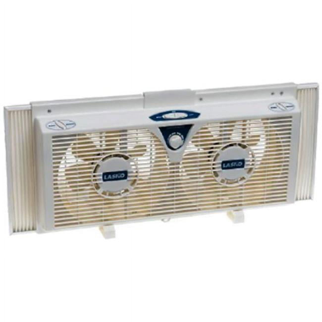 World & Main WNF9RW 9 in. Twin Window Fan with Remote