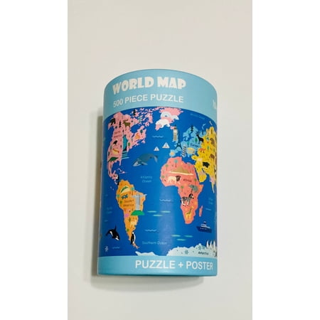 World Map 500 Piece Puzzle