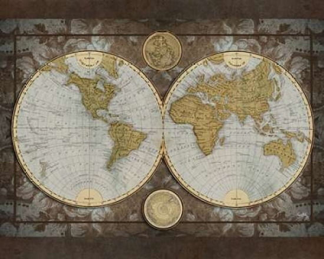 World Map Canvas Art - Elizabeth Medley (24 x 30)