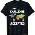 thumbnail image 1 of World Map Challenge Travellers T-Shirt, 1 of 4