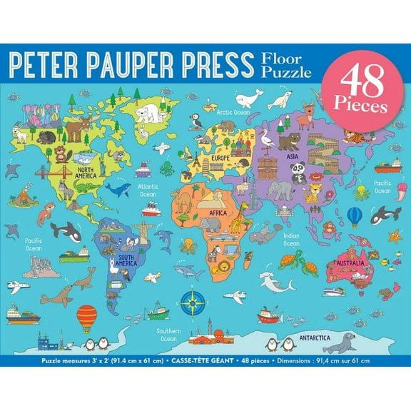 World Map Floor Puzzle (Other)