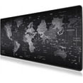 thumbnail image 1 of World Map Gaming Mouse Pad with Stitched Edges Non-Slip Rubber Base Extended XXL Mousepad for Computer PC Keyboard Laptop, 1 of 7