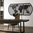 thumbnail image 1 of World Map Metal Wall Art, 1 of 6