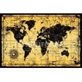 thumbnail image 1 of World Map Old Style Poster Print (36 X 24), 1 of 1