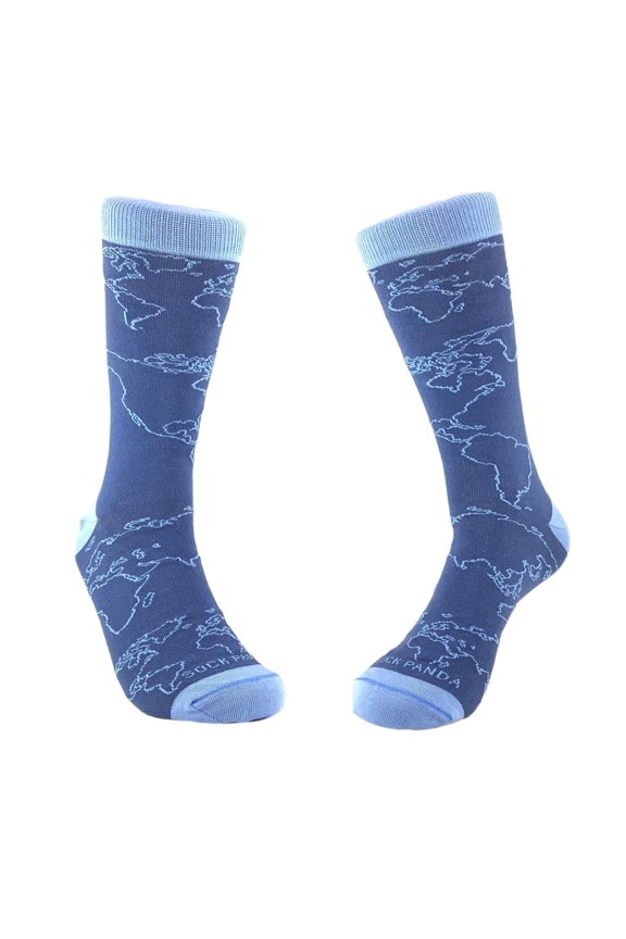 World Map Socks (We Are All In This Together) from the Sock Panda
