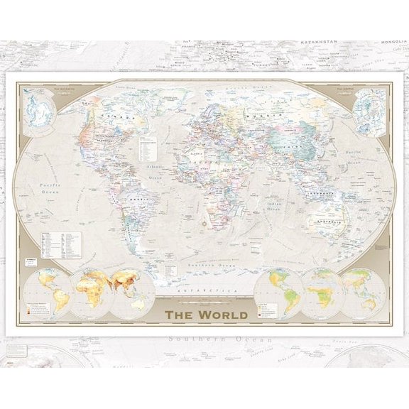 World Map Tripel Poster (16 x 20)