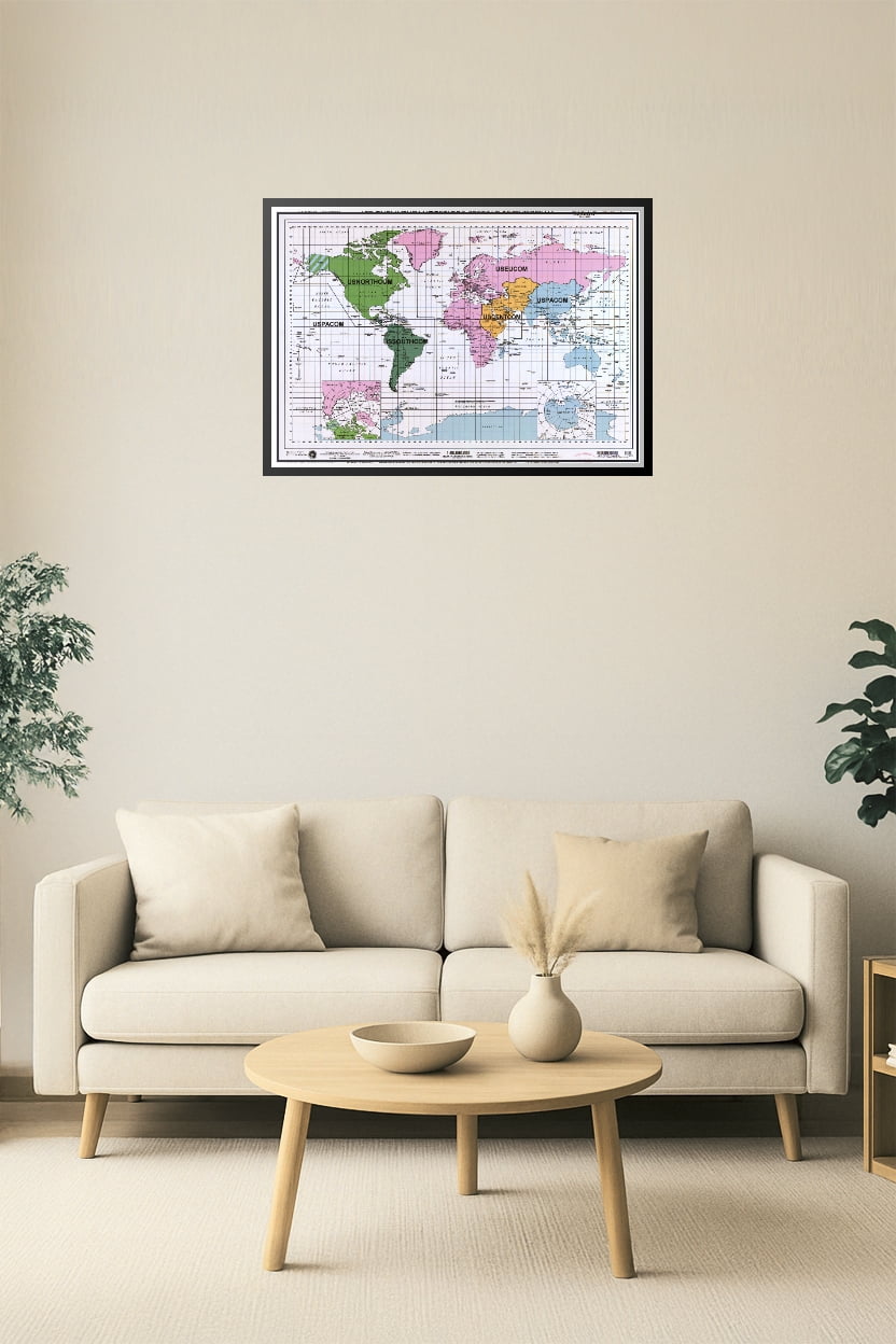 World Map – U.S. Combatant Command Areas of Responsibility (2005 ...