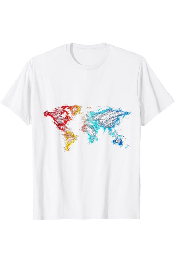 World Map Vector T-Shirt