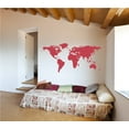 thumbnail image 1 of World Map Wall Art Earth Atlas Decal Sticker, 1 of 4
