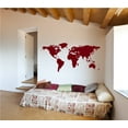 thumbnail image 1 of World Map Wall Art Earth Atlas Decal Sticker, 1 of 4