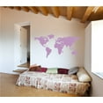 thumbnail image 1 of World Map Wall Art Earth Atlas Decal Sticker, 1 of 4