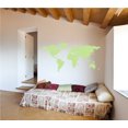 thumbnail image 1 of World Map Wall Art Earth Atlas Decal Sticker, 1 of 4