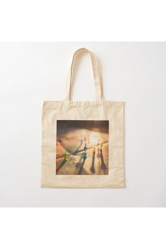 World Map With Thumb Nails Checklist Canvas Tote Bags, Reusable Shopping Bag