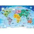thumbnail image 1 of Cobble Hill - World Map - 35 Piece Tray Puzzle, 1 of 1
