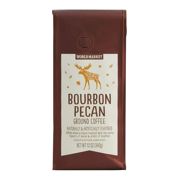 World Market Bourbon Pecan Ground Coffee 12 Oz. Pack of 2