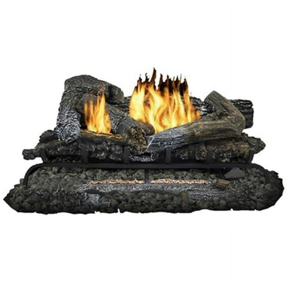 Comfort Glow Highland Vent-Free Gas Log Set GLD2470R - 33,000 BTU, 24 In., Remote Included