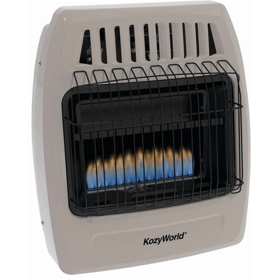 Comfort Glow Blue Flame Vent-Free 20,000 BTU Gas Wall Heater, Natural Gas/LP - CGS259