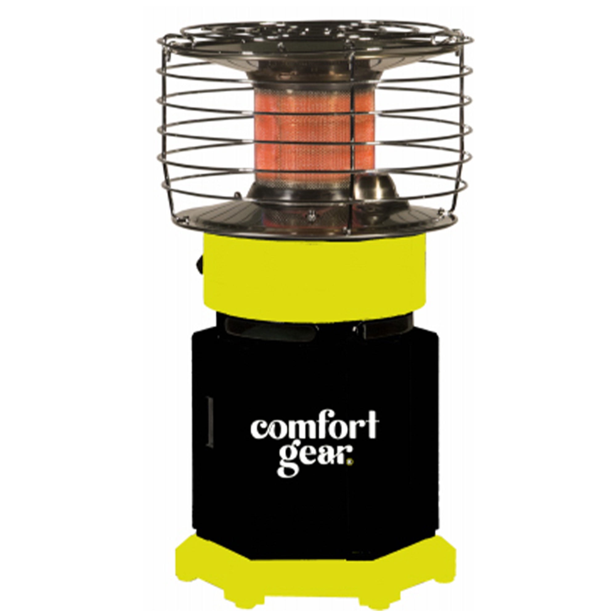 Comfort Gear 10,000 BTU Yellow and Black Portable Propane Heater