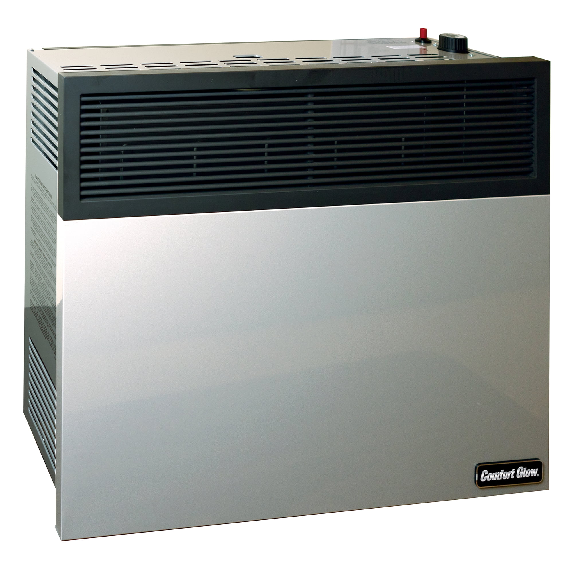 Comfort Glow 17,000 BTU Direct-Vent Natural Gas Wall Heater with Vent Kit, Matchless Piezo Ignition with T-Stat Control Knob, 500 Sq. Ft, DVN17