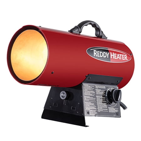 REDDY HEATER 60,000-BTU Propane Indoor/Outdoor Forced-Air Heater with Adjustable Base Stand and Quiet Drive, RFG60V, RFG60V