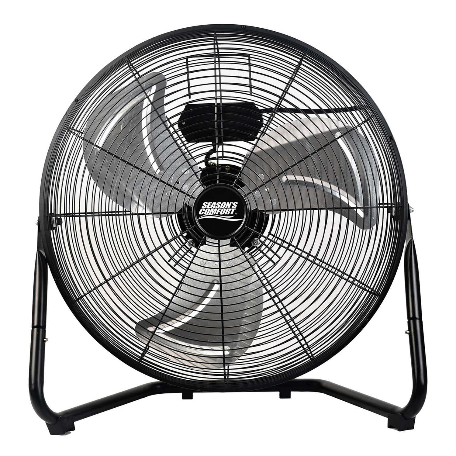 Seasons Comfort 20-In. 3-Speed High-Velocity Heavy-Duty Floor Fan, FHV20, Black, FHV20 - Walmart.com