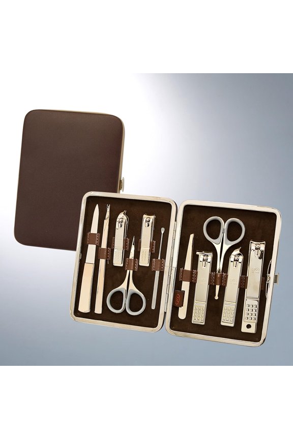 World No. 1,    ravel Manicure Pedicure Grooming Ki Se - Nail Clipper (oal 10 Pcs, Model: S-393WG), - Made in Korea, Since 1975