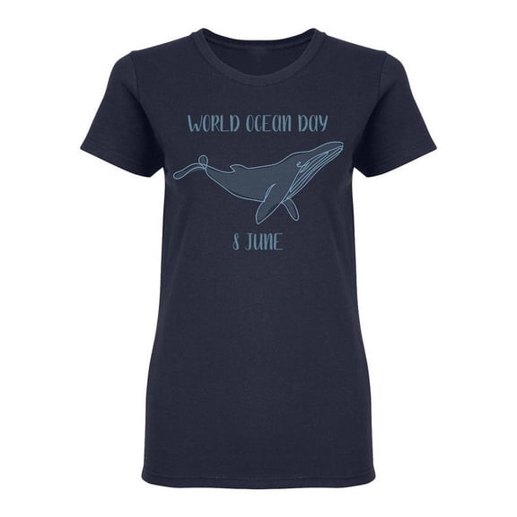 World Ocean Day 8 June Shaped T-Shirt Women -Image by Shutterstock, Female x-Large