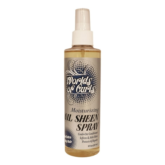 World Of Curls Moisturizing Oil Sheen Spray for Extra Dry Hair 8 Oz., Pack of 1