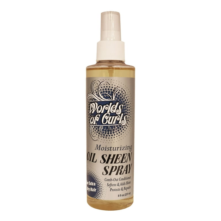 WORLDS OF CURLS Moisturizing Oil Sheen Spray (8oz) WORLDS OF CURLS Moisturizing Oil Sheen Spray (8oz)
