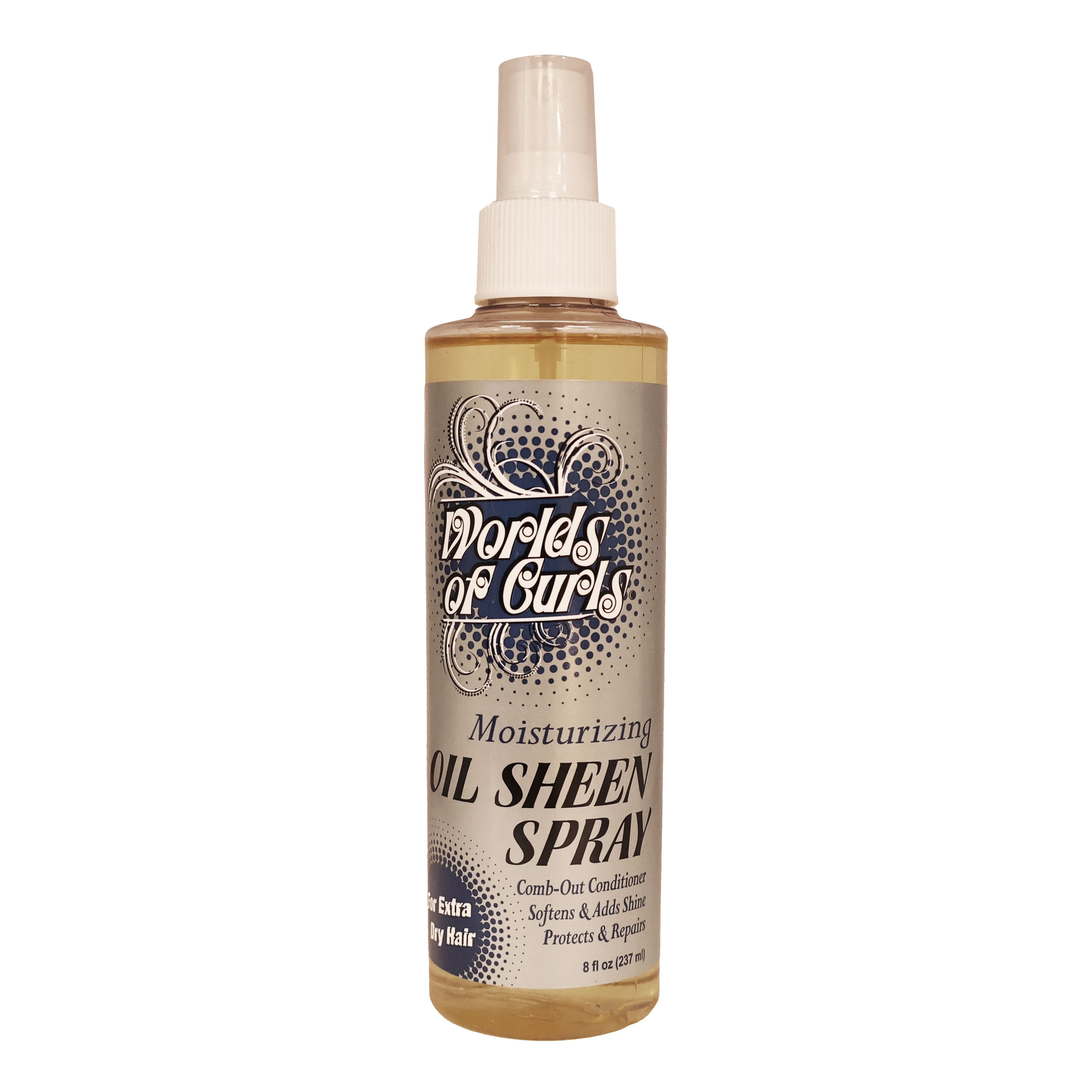 World Of Curls Moisturizing Oil Sheen Spray for Extra Dry Hair 8 Oz