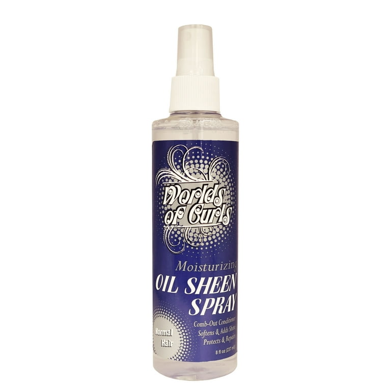 WORLDS OF CURLS Moisturizing Oil Sheen Spray (8oz) WORLDS OF CURLS Moisturizing Oil Sheen Spray (8oz)