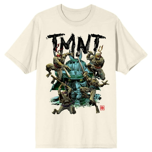 World Of TMNT Ninja Turtles Fight Crew Neck Short Sleeve Men's T-shirt-Small